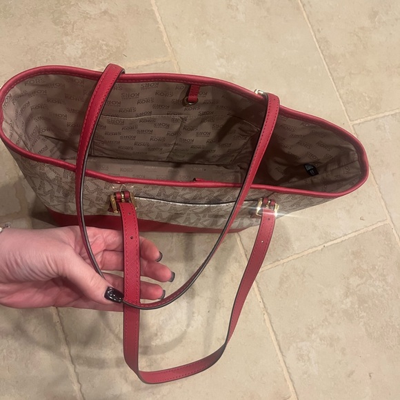 Pink Flower Vintage Michael Kors Purse - Picture 14 of 15